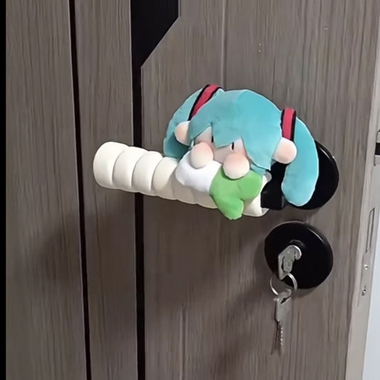 Miku cute door handle protective cover