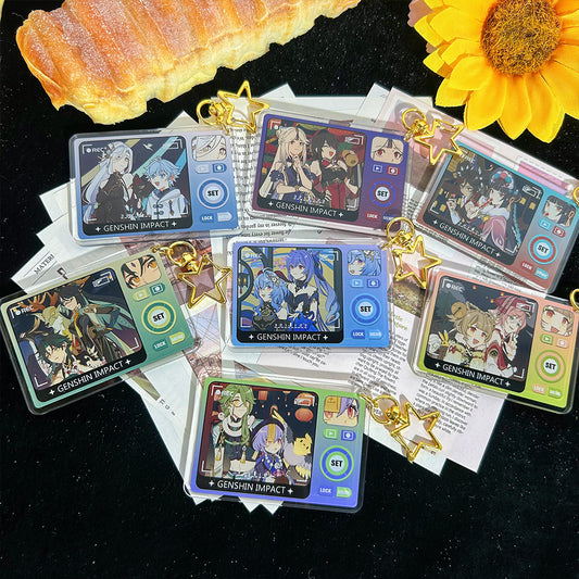 Genshin Impact Lantern Rite Transparent Card Polaroid