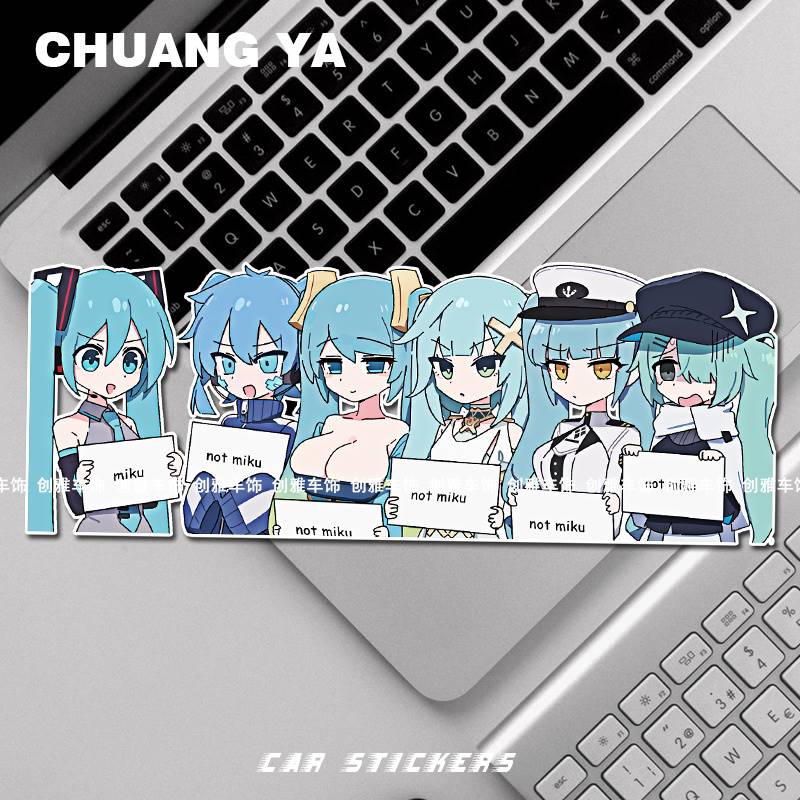 MIKU Hatsune Miku car sticker