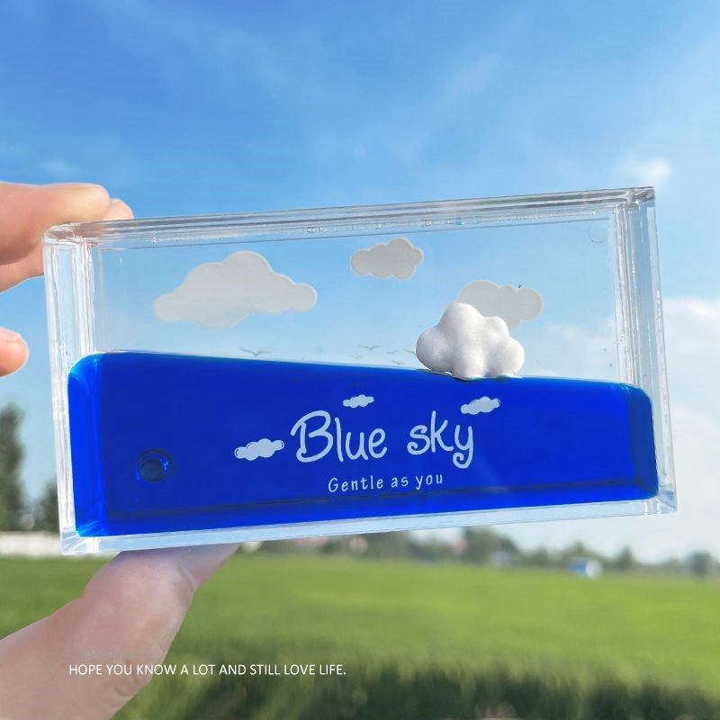 Cloud Fluid Keychain