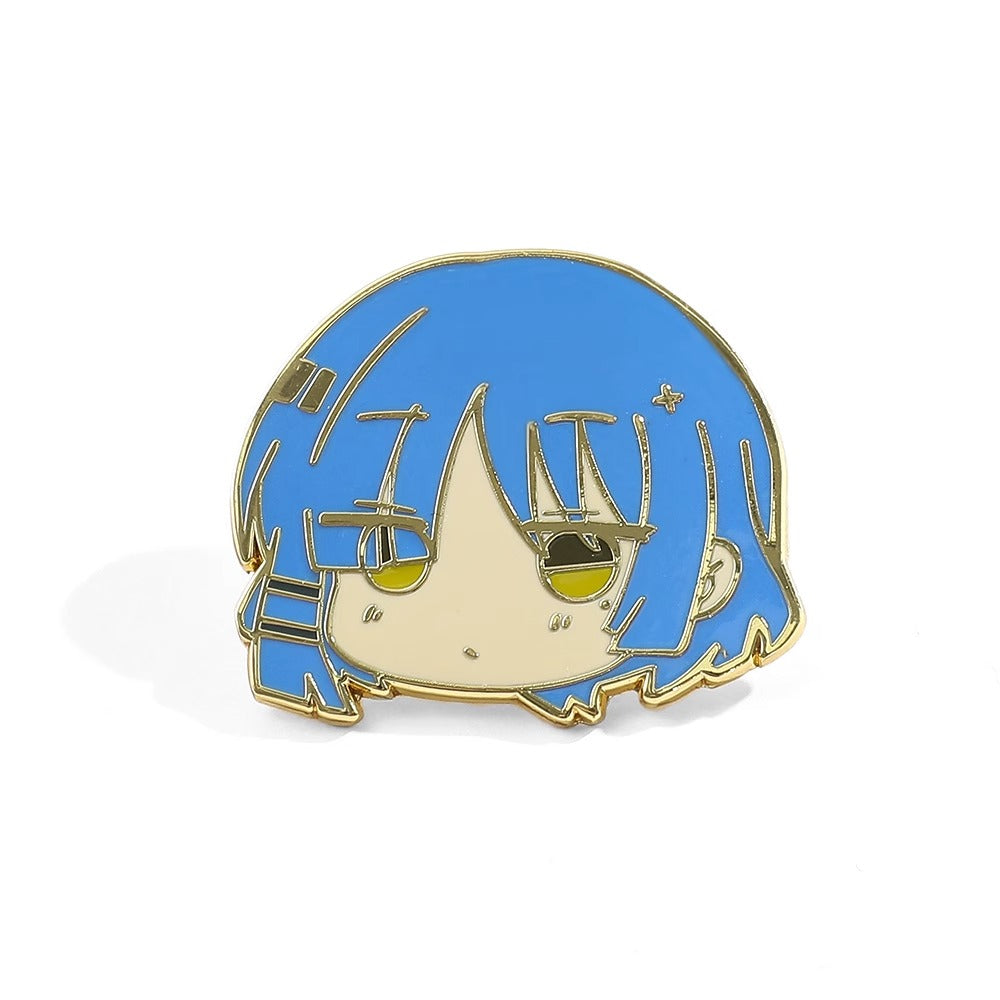 Bocchi the Rock character brooch