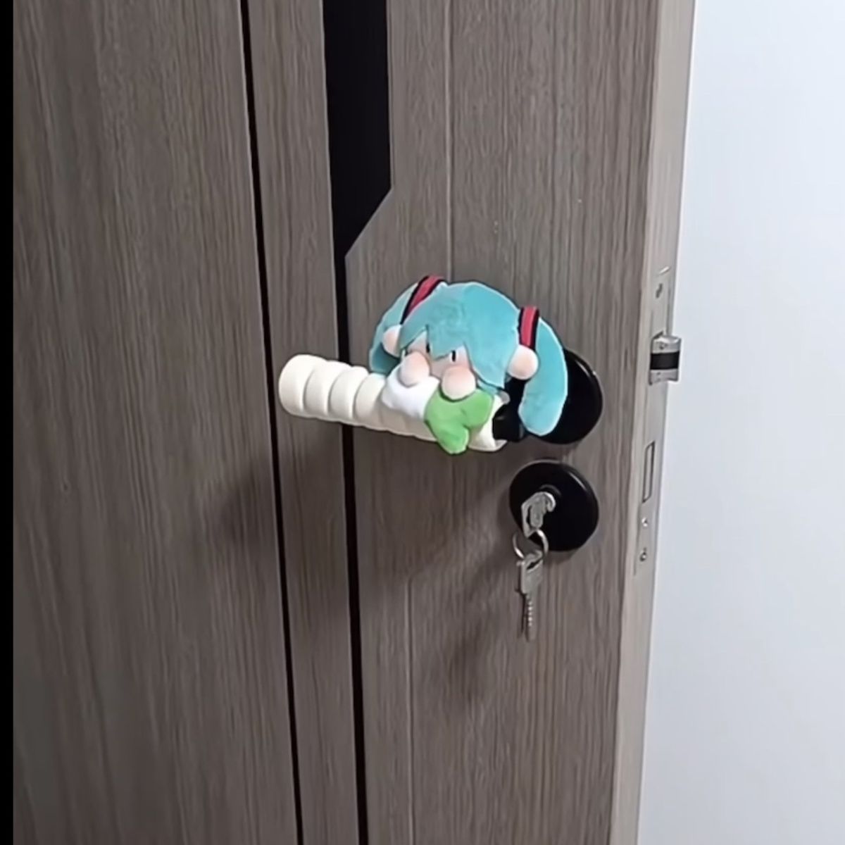 Miku cute door handle protective cover
