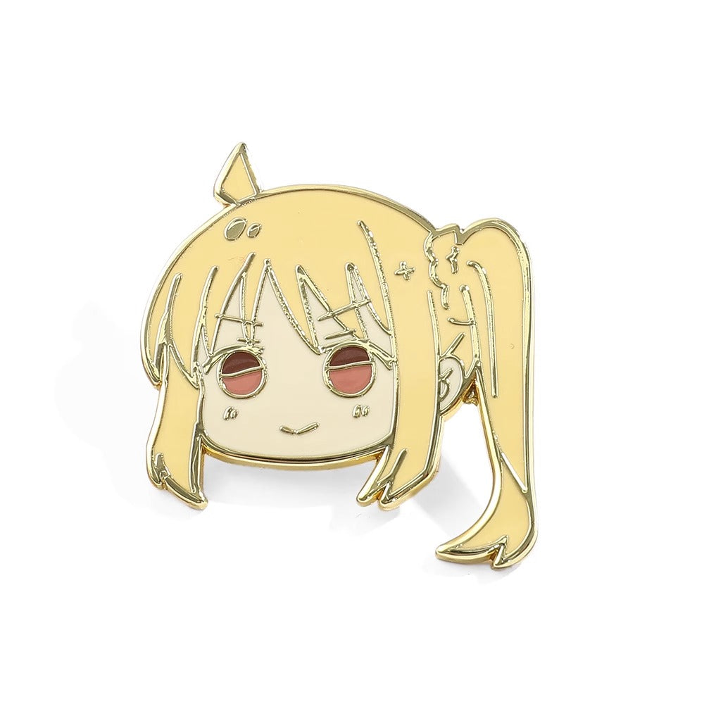 Bocchi the Rock character brooch