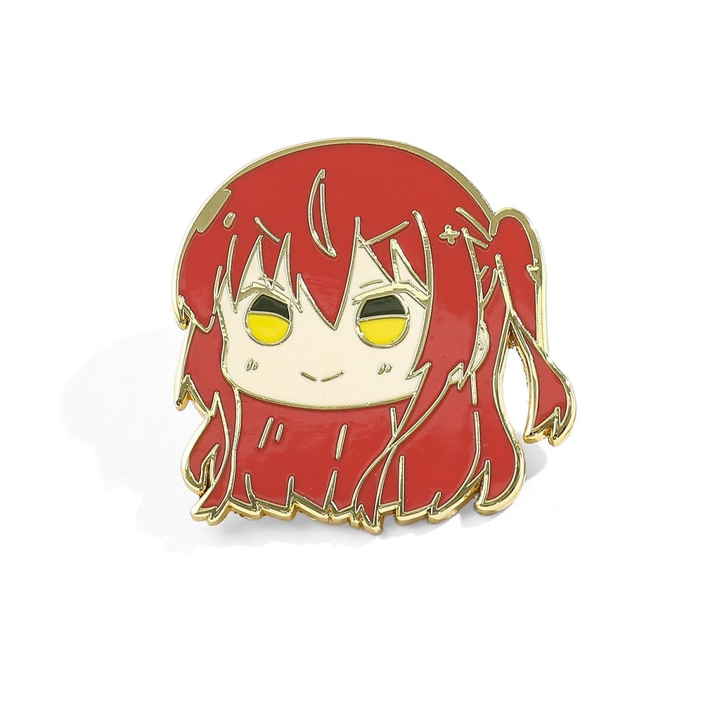 Bocchi the Rock character brooch