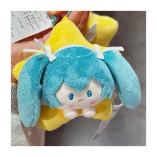 Miku star pendant keychain