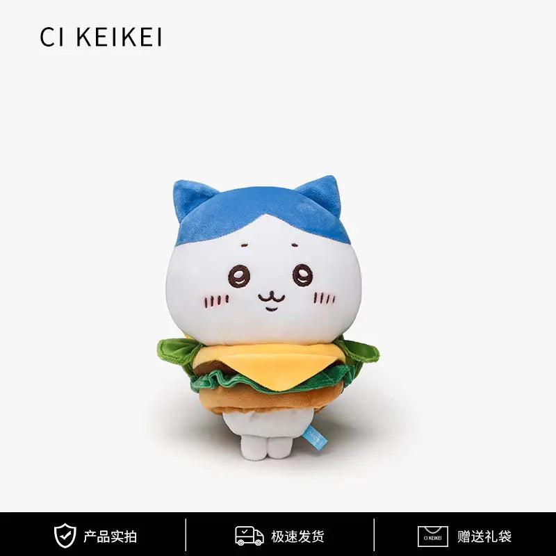 chiikawa burger plush