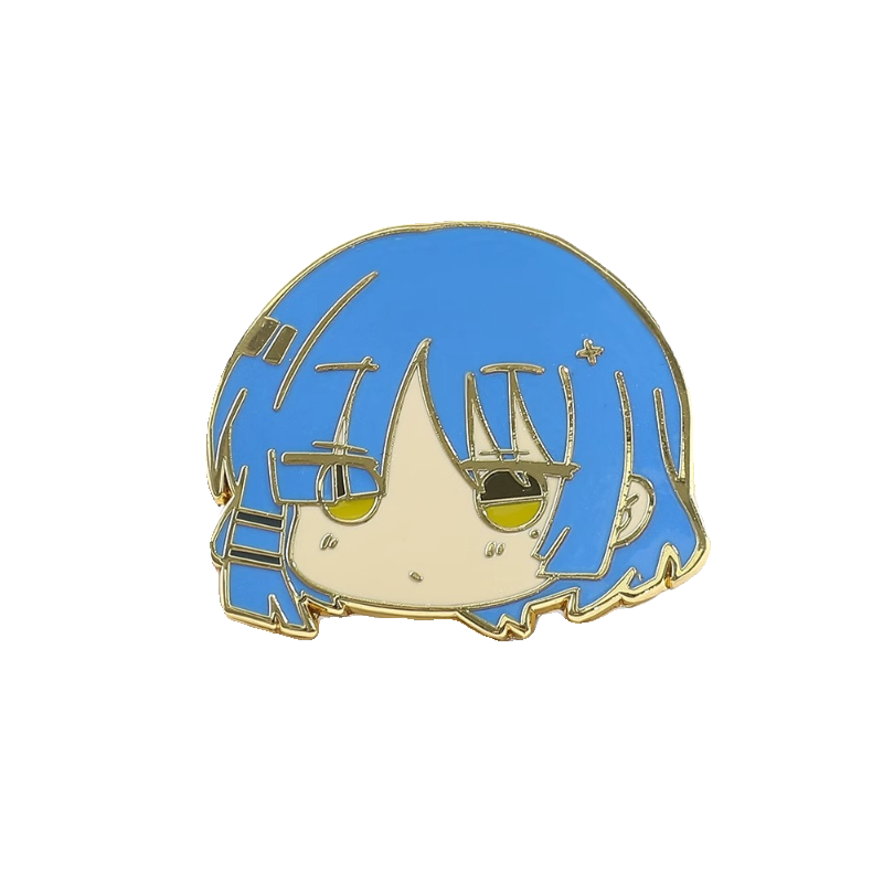 Bocchi the Rock character brooch