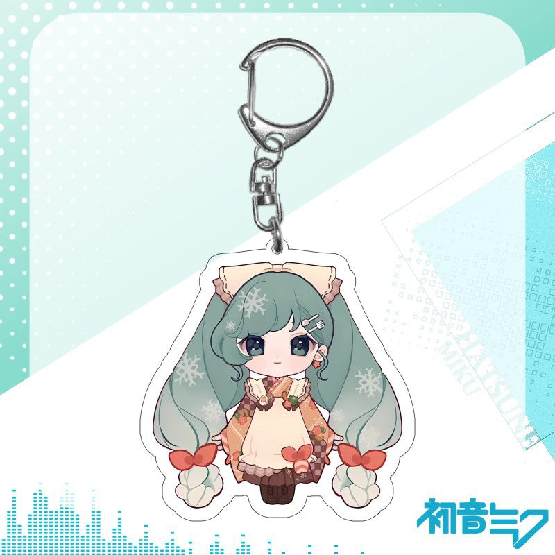 Miku keychains