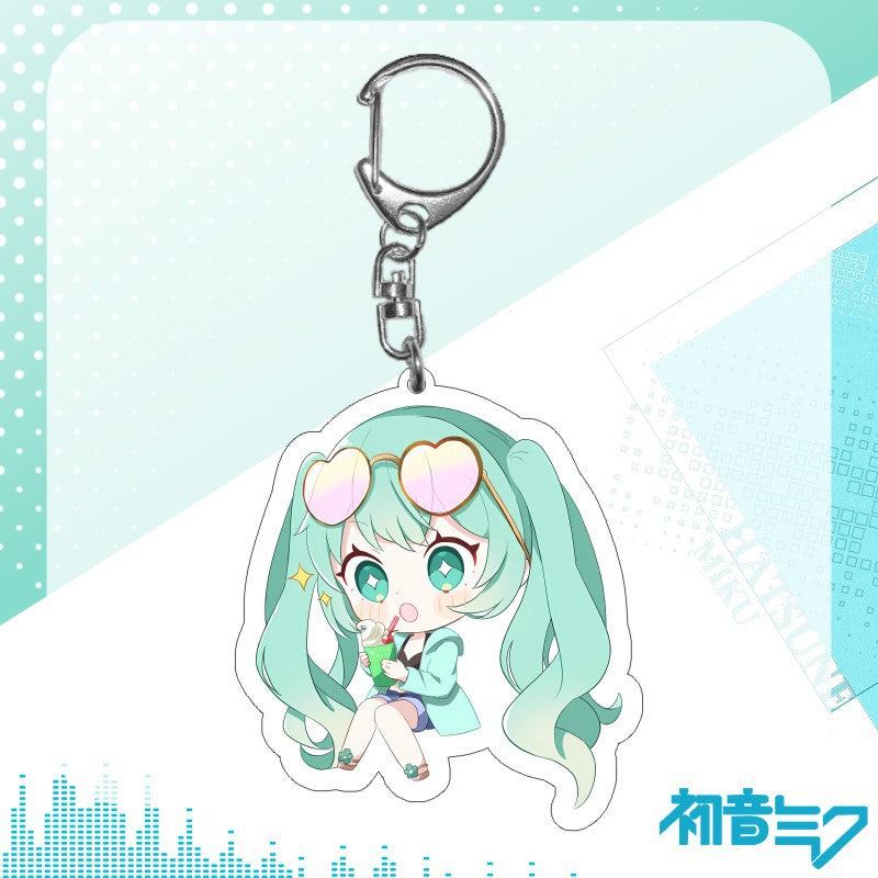 Miku keychains