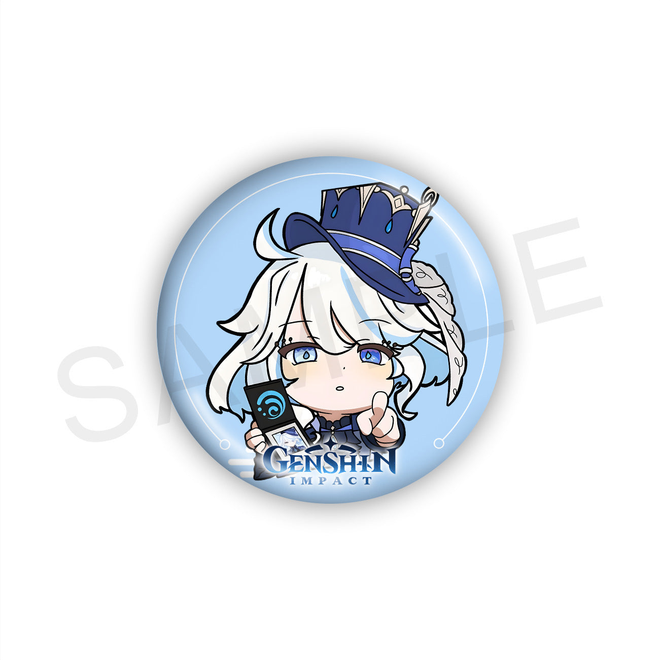 Furina Cute Badge, Genshin impact