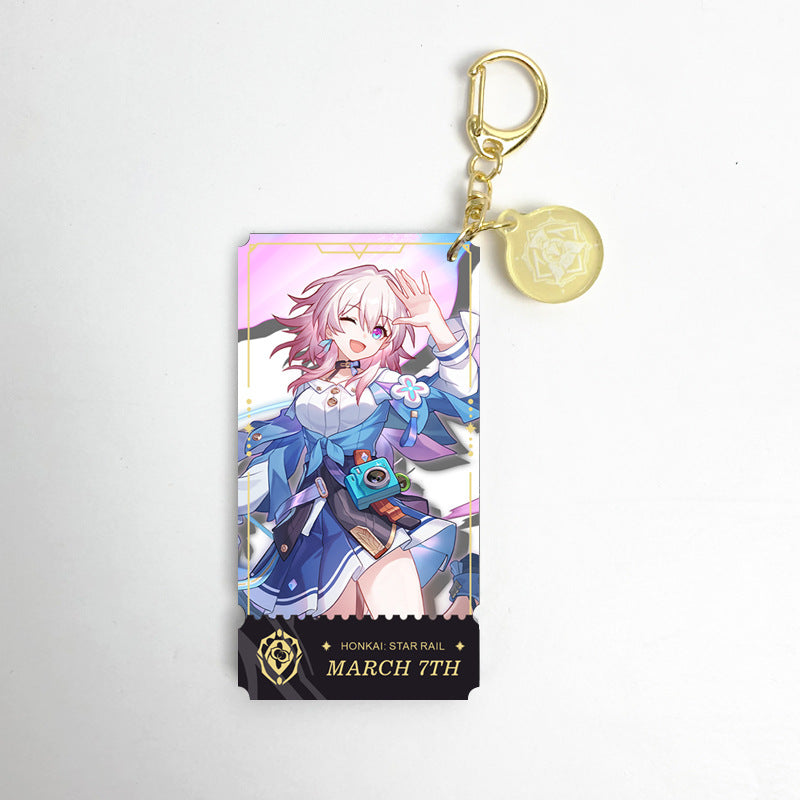 Honkai Star Rail characters Keychain,Yunli,Jiaoqiu