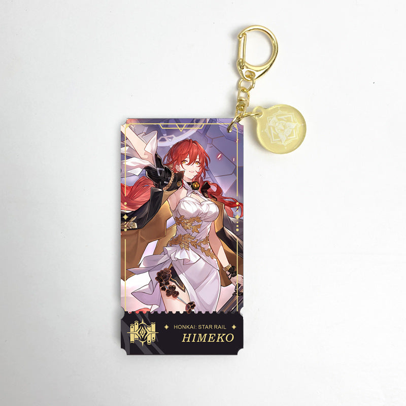Honkai Star Rail characters Keychain,Yunli,Jiaoqiu
