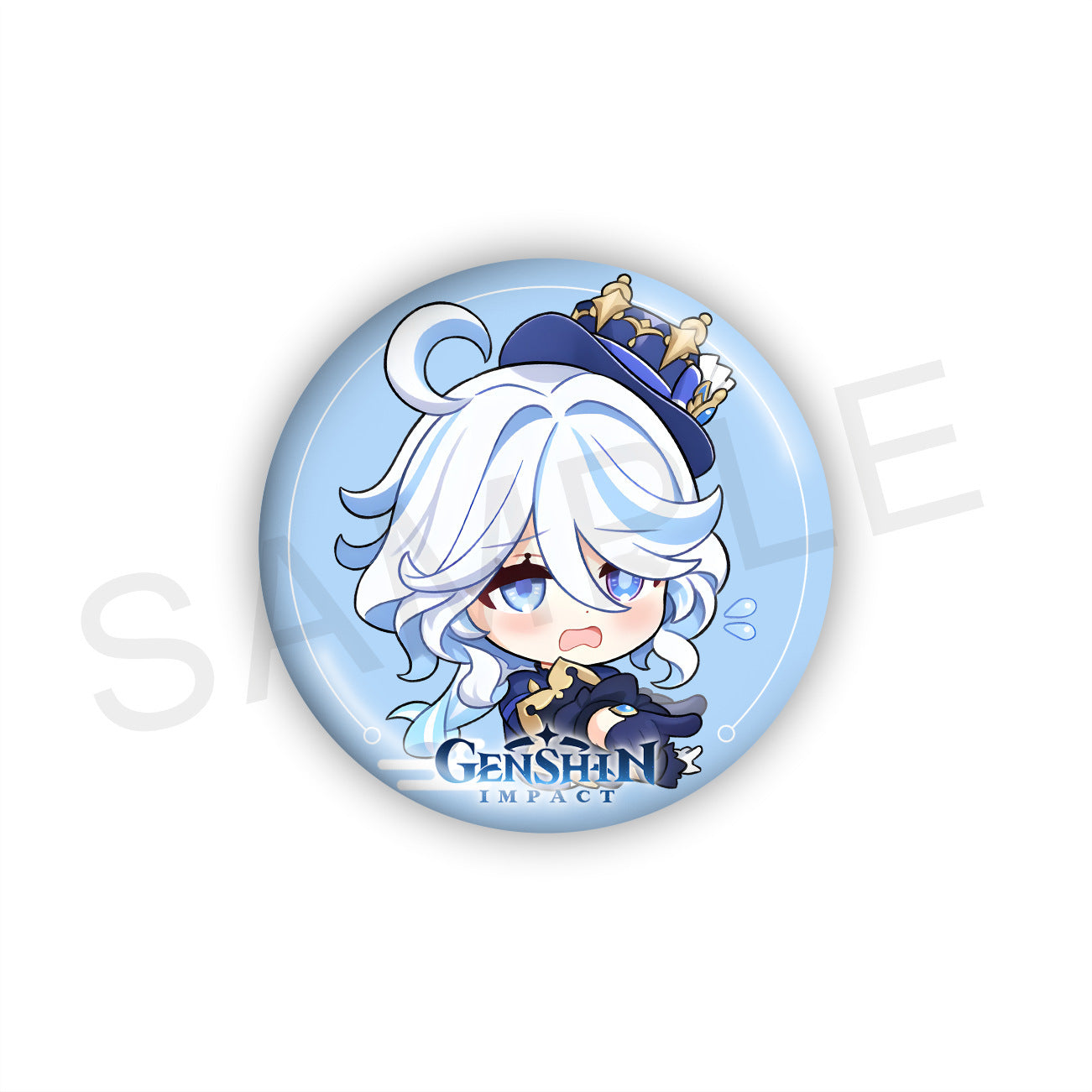 Furina Cute Badge, Genshin impact