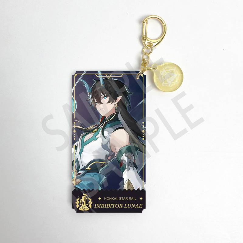 Honkai Star Rail characters Keychain,Yunli,Jiaoqiu