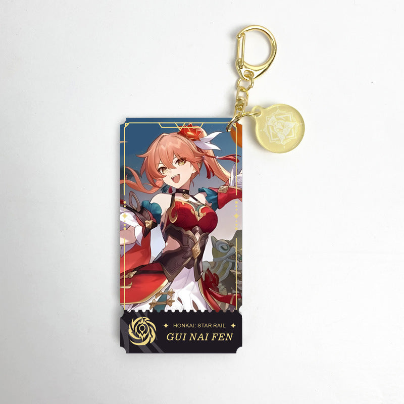 Honkai Star Rail characters Keychain,Yunli,Jiaoqiu