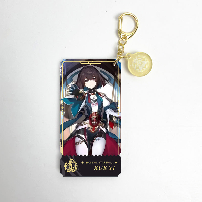Honkai Star Rail characters Keychain,Yunli,Jiaoqiu