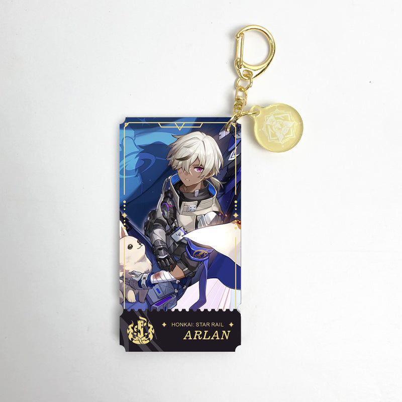 Honkai Star Rail characters Keychain,Yunli,Jiaoqiu