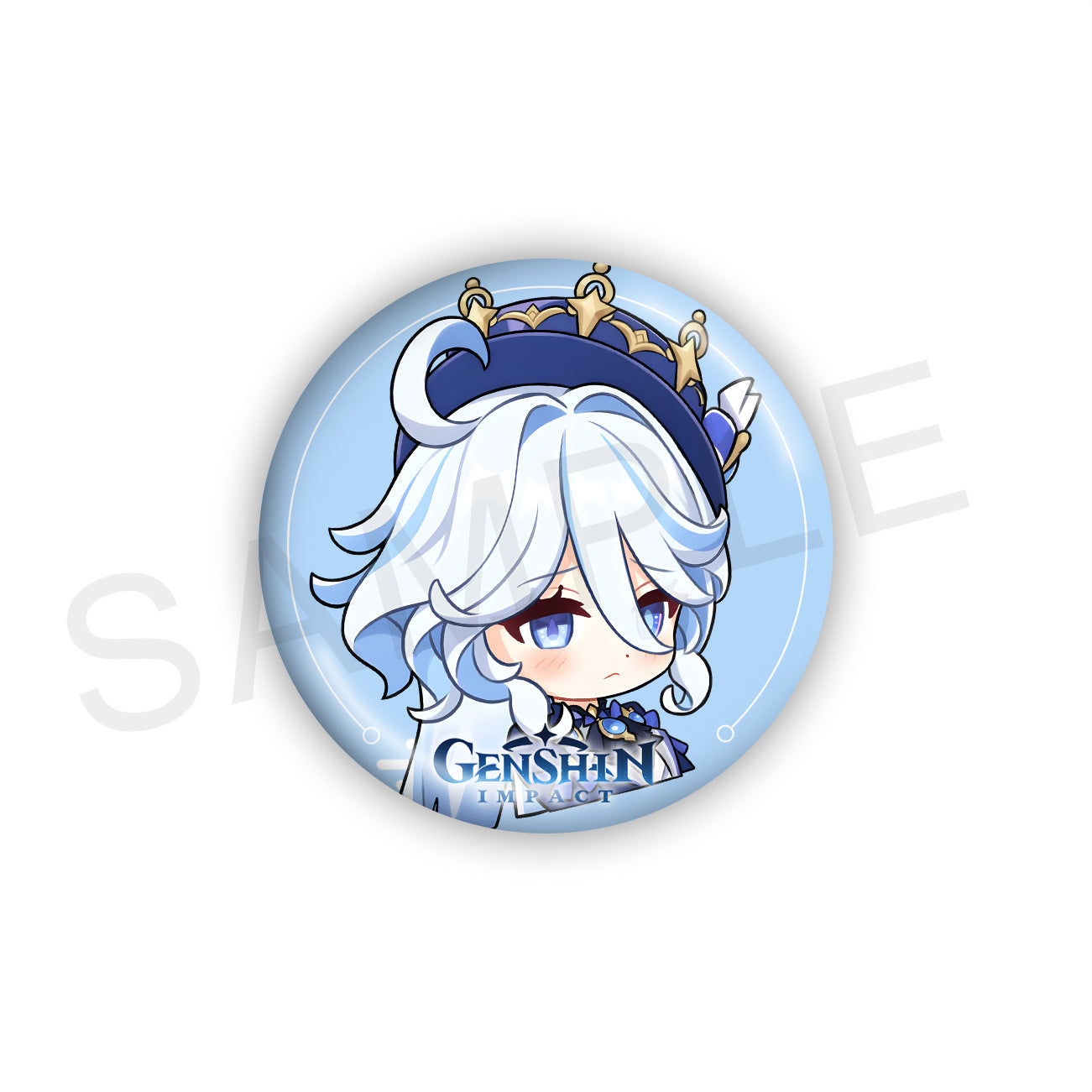 Furina Cute Badge, Genshin impact