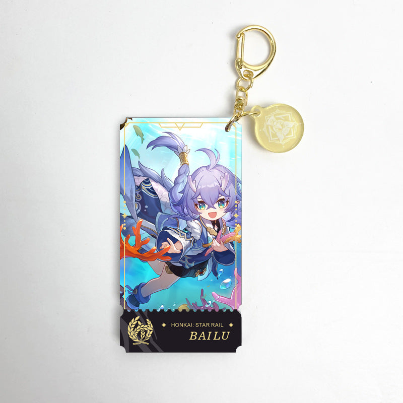 Honkai Star Rail characters Keychain,Yunli,Jiaoqiu
