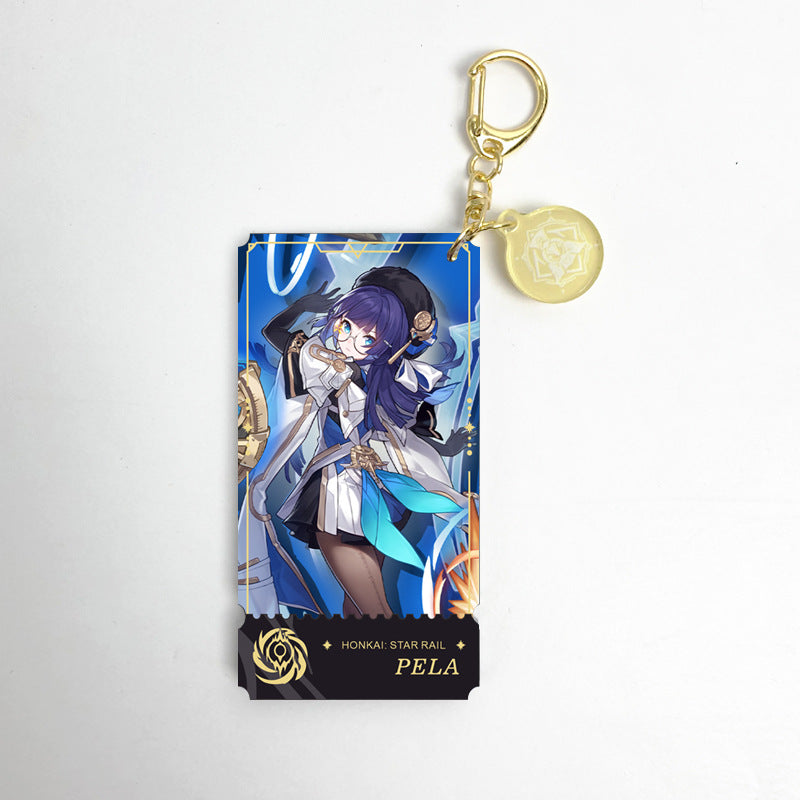Honkai Star Rail characters Keychain,Yunli,Jiaoqiu