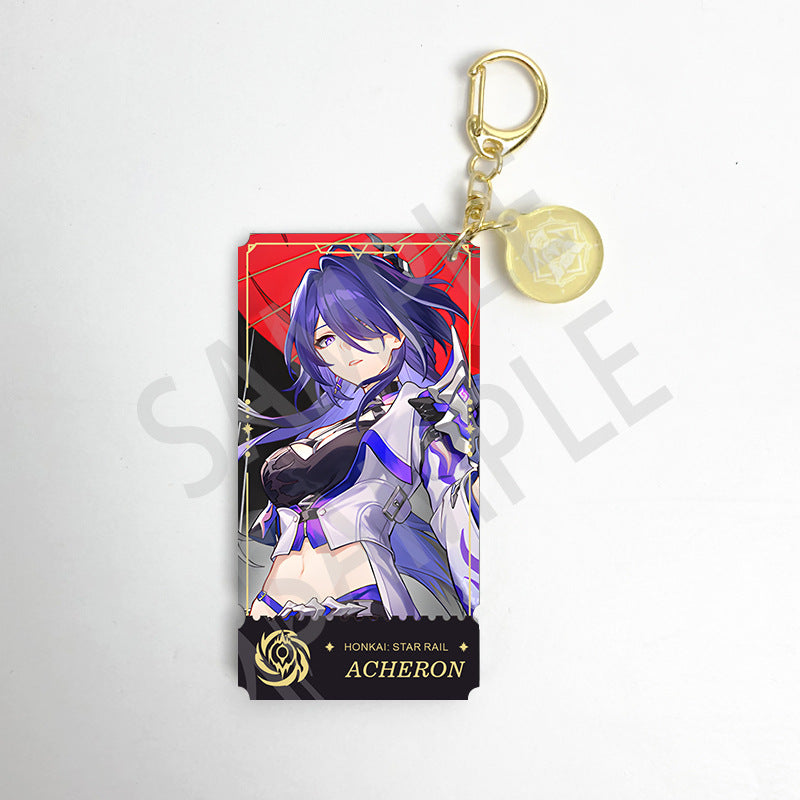 Honkai Star Rail characters Keychain,Yunli,Jiaoqiu