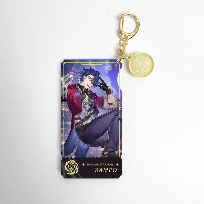 Honkai Star Rail characters Keychain,Yunli,Jiaoqiu