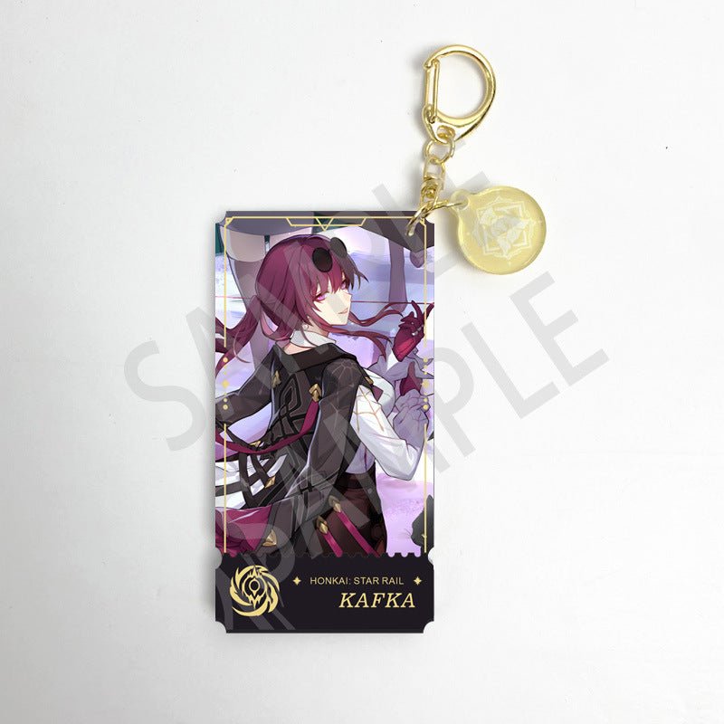 Honkai Star Rail characters Keychain,Yunli,Jiaoqiu