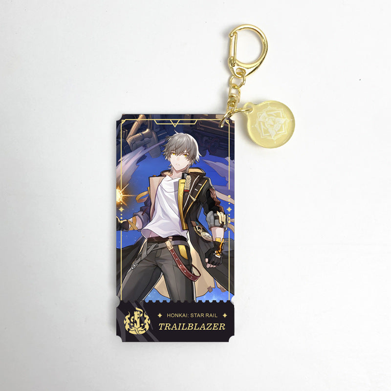 Honkai Star Rail characters Keychain,Yunli,Jiaoqiu