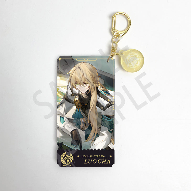Honkai Star Rail characters Keychain,Yunli,Jiaoqiu