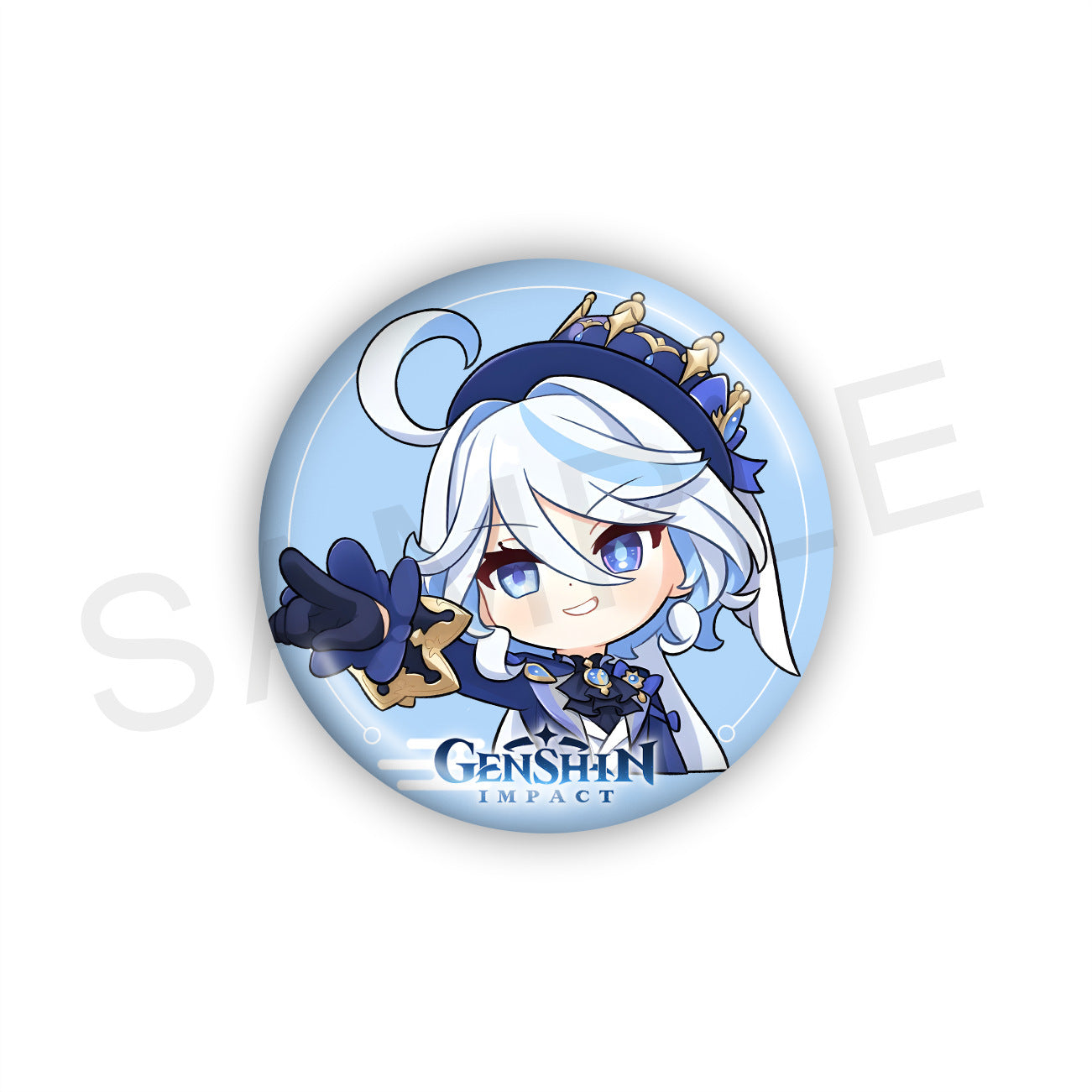 Furina Cute Badge, Genshin impact