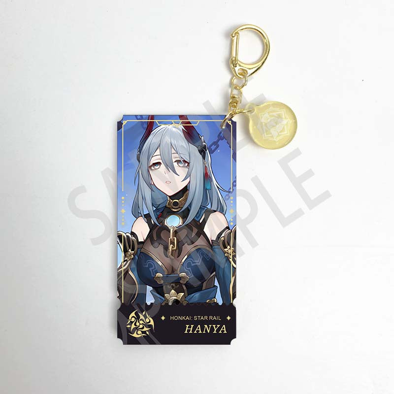 Honkai Star Rail characters Keychain,Yunli,Jiaoqiu