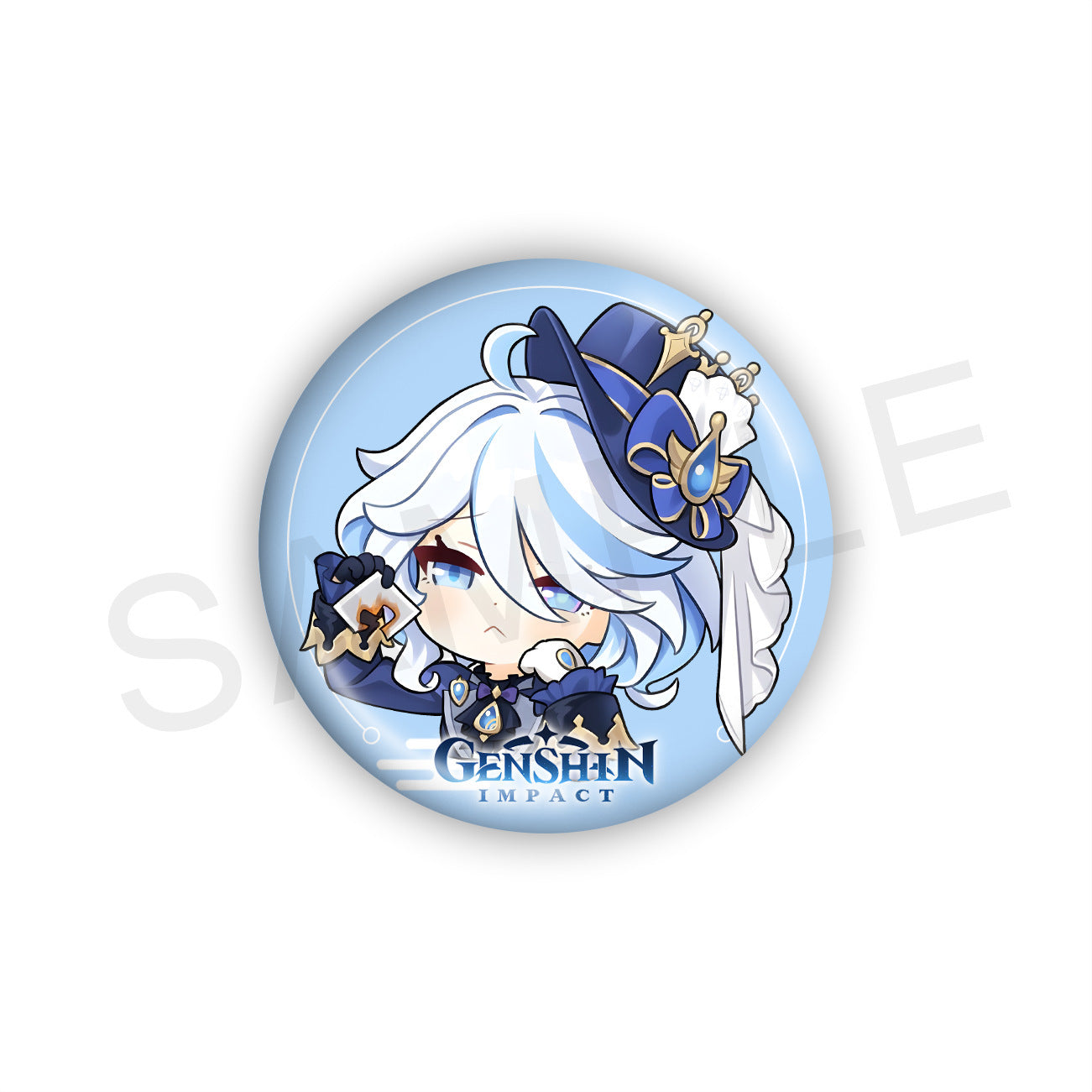 Furina Cute Badge, Genshin impact