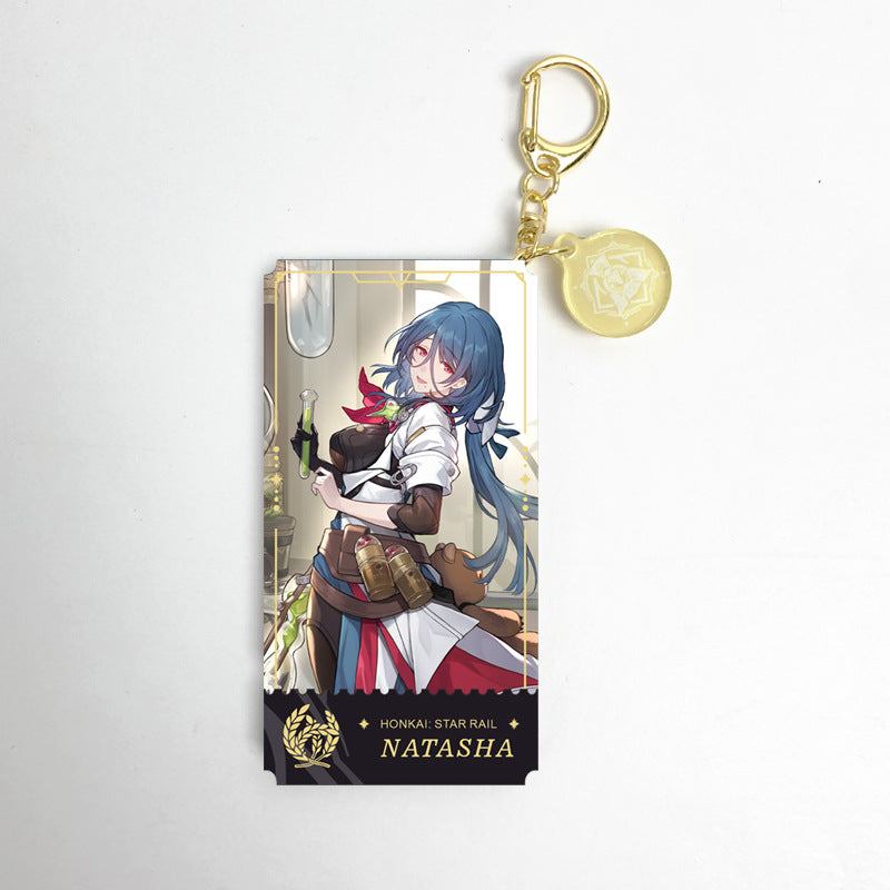 Honkai Star Rail characters Keychain,Yunli,Jiaoqiu