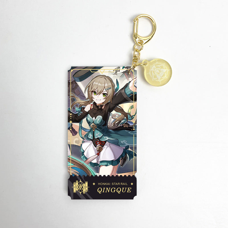 Honkai Star Rail characters Keychain,Yunli,Jiaoqiu