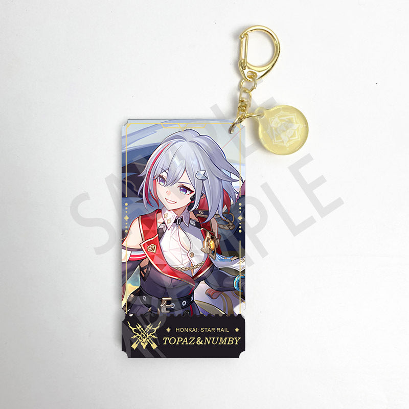 Honkai Star Rail characters Keychain,Yunli,Jiaoqiu
