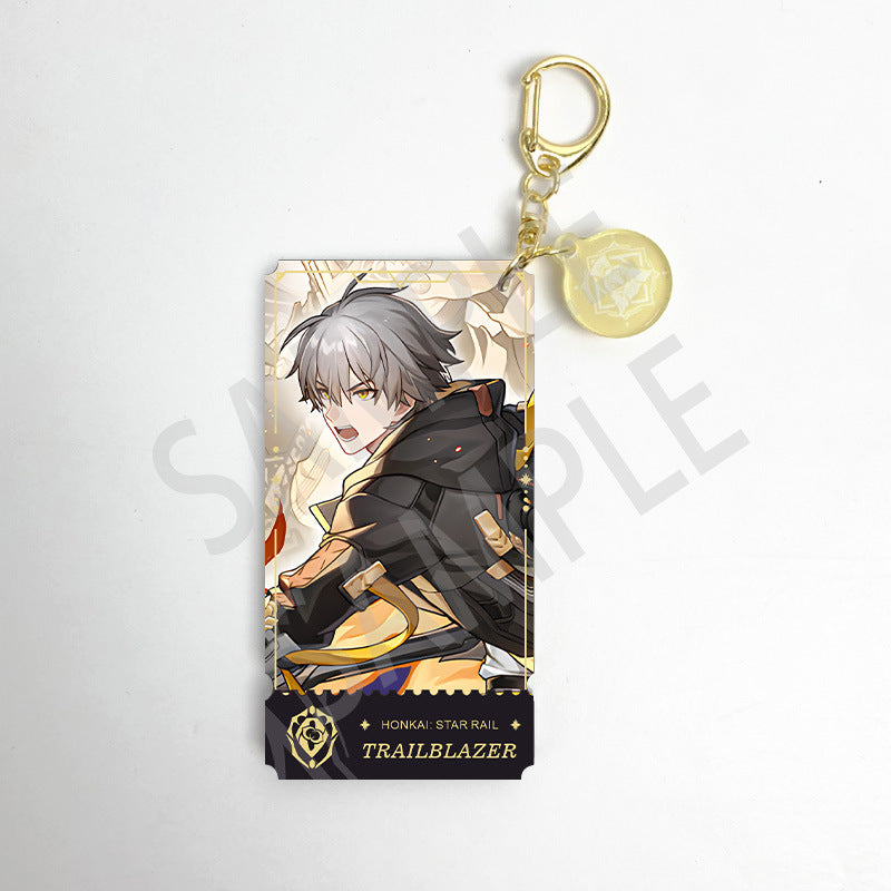 Honkai Star Rail characters Keychain,Yunli,Jiaoqiu