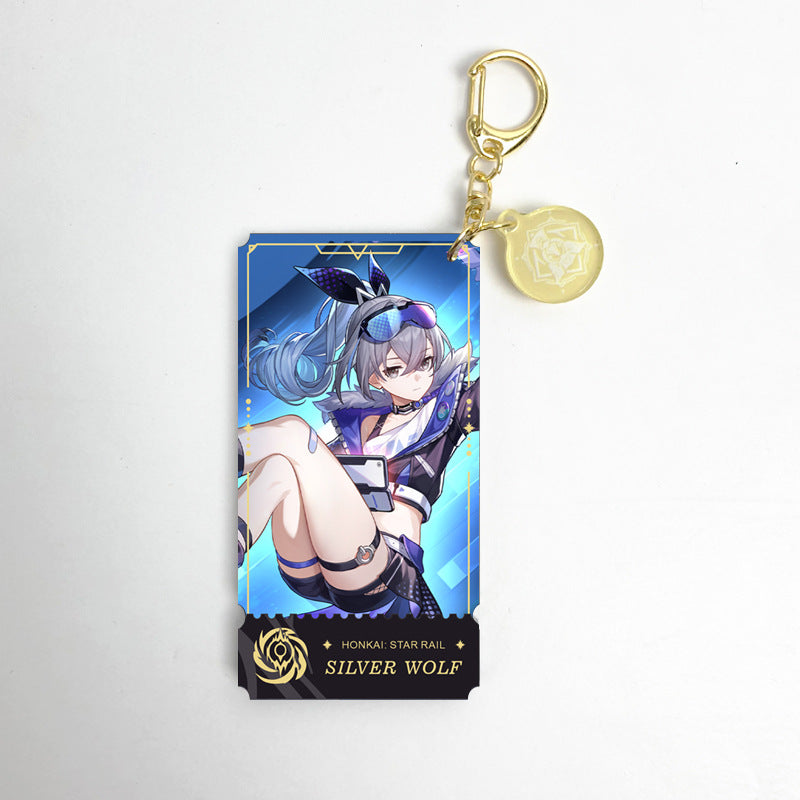 Honkai Star Rail characters Keychain,Yunli,Jiaoqiu