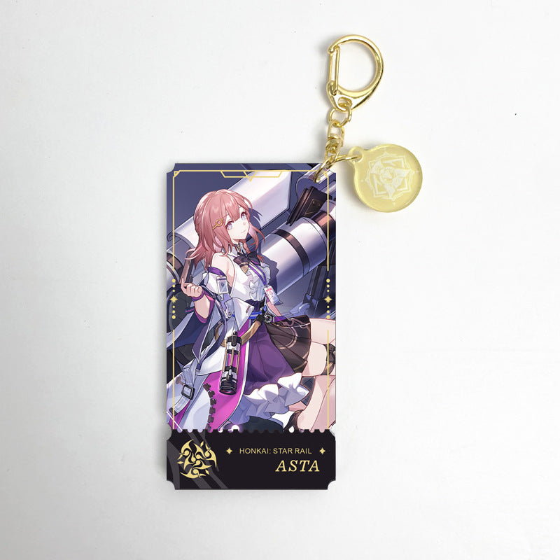 Honkai Star Rail characters Keychain,Yunli,Jiaoqiu