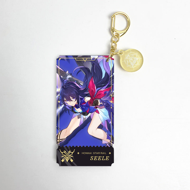 Honkai Star Rail characters Keychain,Yunli,Jiaoqiu