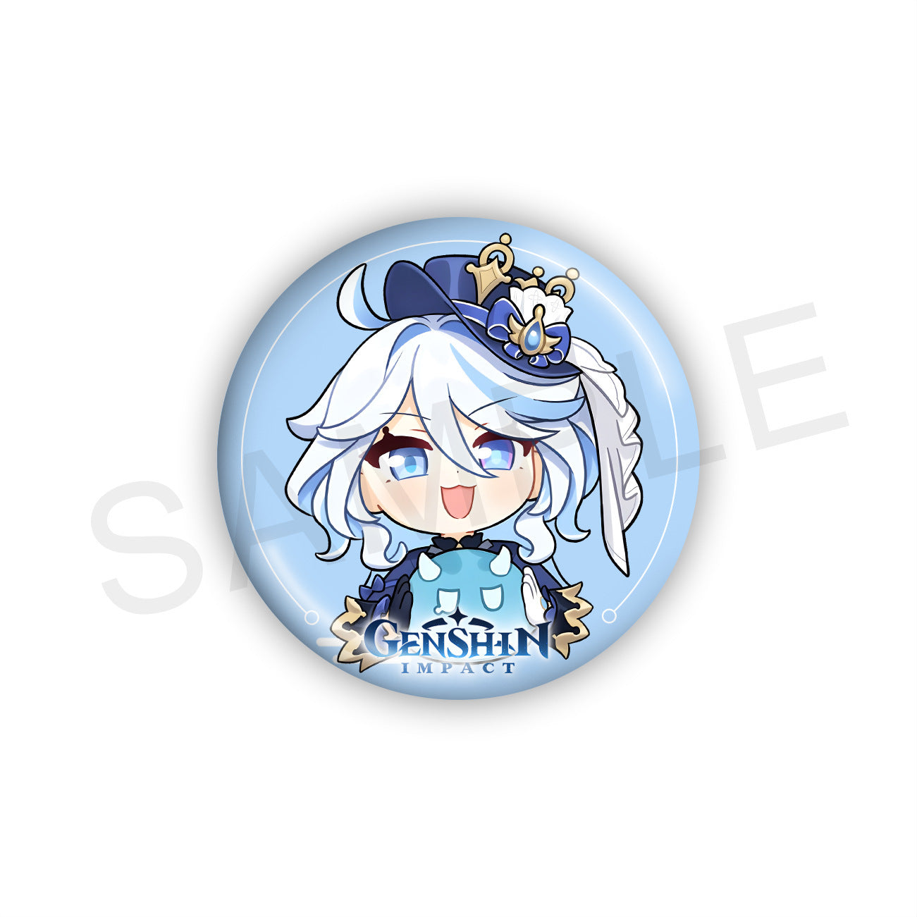 Furina Cute Badge, Genshin impact