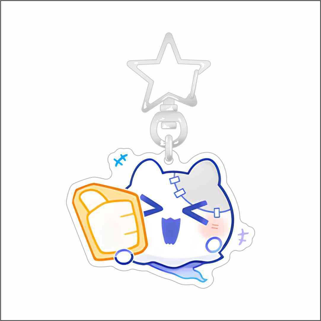 Wubbaboo Keychain,honkai star rail