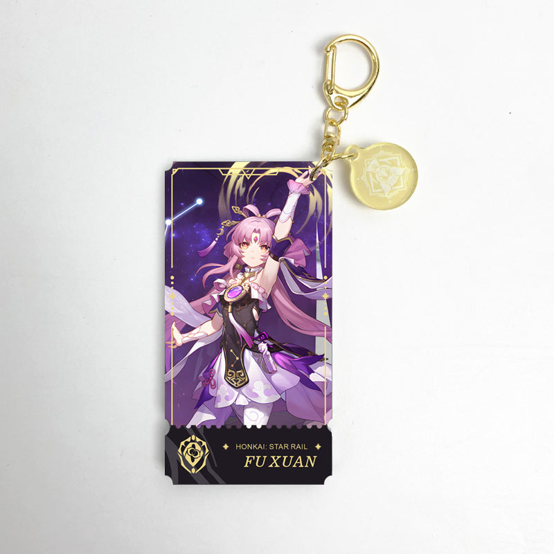 Honkai Star Rail characters Keychain,Yunli,Jiaoqiu