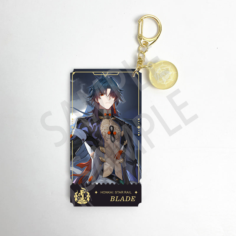 Honkai Star Rail characters Keychain,Yunli,Jiaoqiu