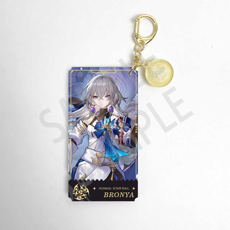 Honkai Star Rail characters Keychain,Yunli,Jiaoqiu