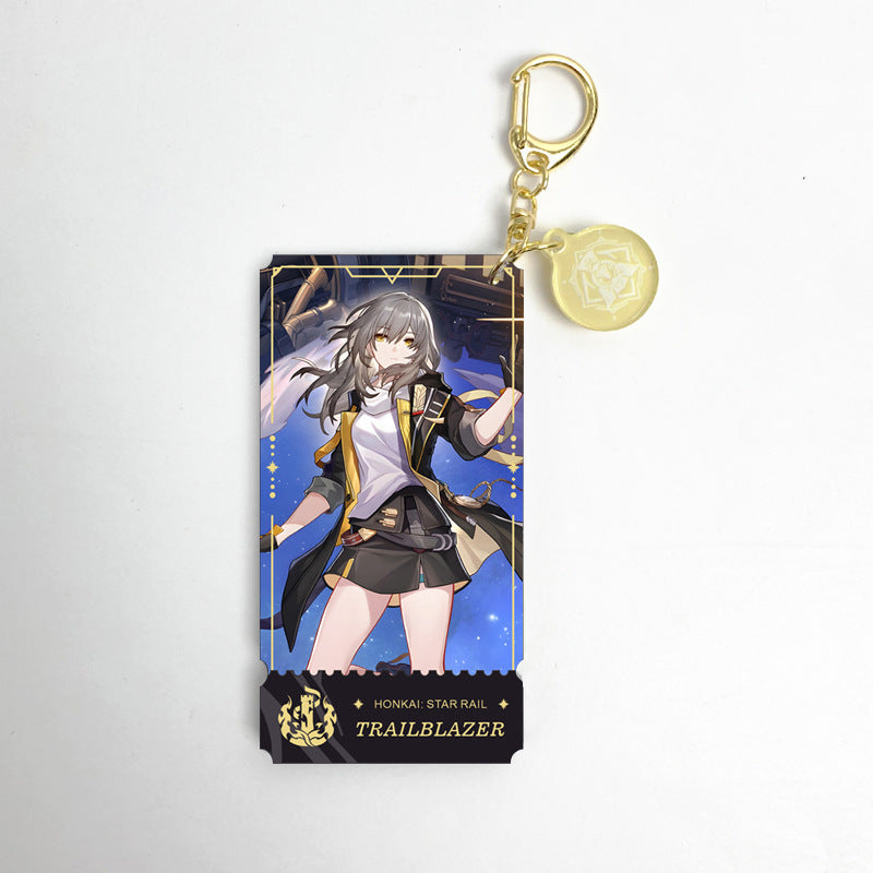 Honkai Star Rail characters Keychain,Yunli,Jiaoqiu