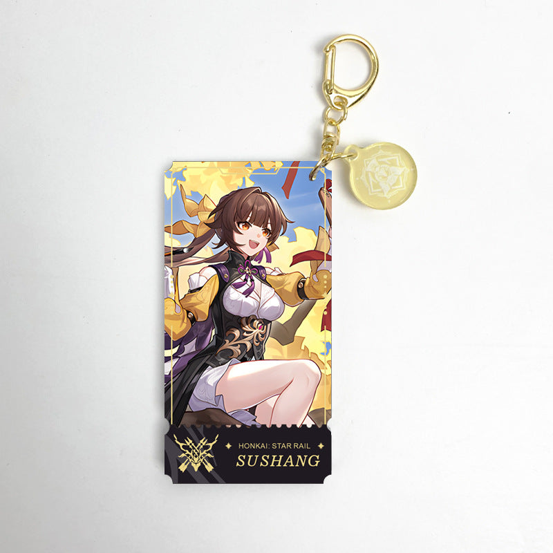 Honkai Star Rail characters Keychain,Yunli,Jiaoqiu