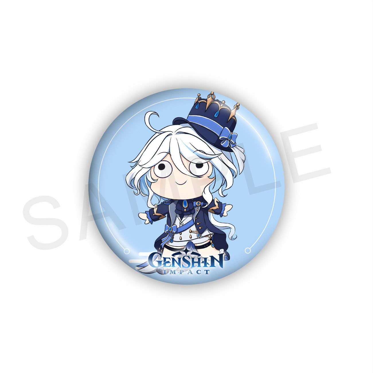 Furina Cute Badge, Genshin impact