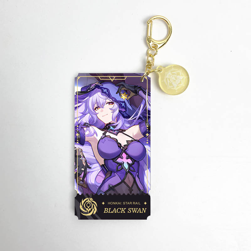 Honkai Star Rail characters Keychain,Yunli,Jiaoqiu