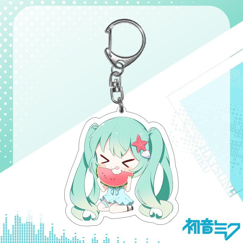 Miku keychains
