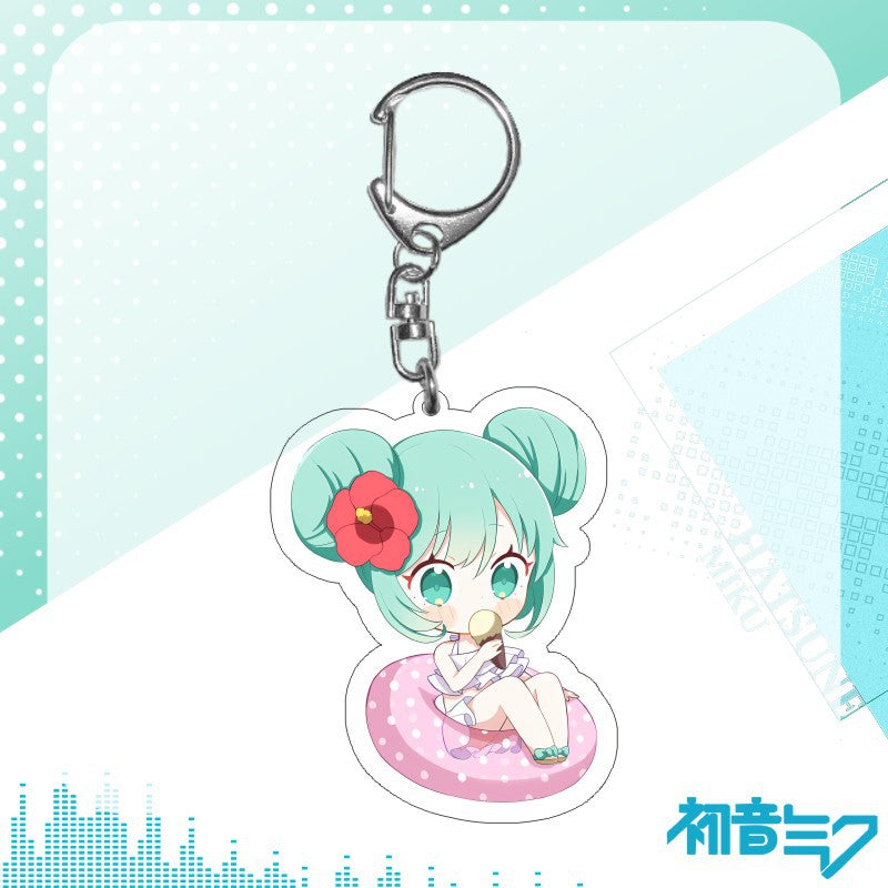 Miku keychains